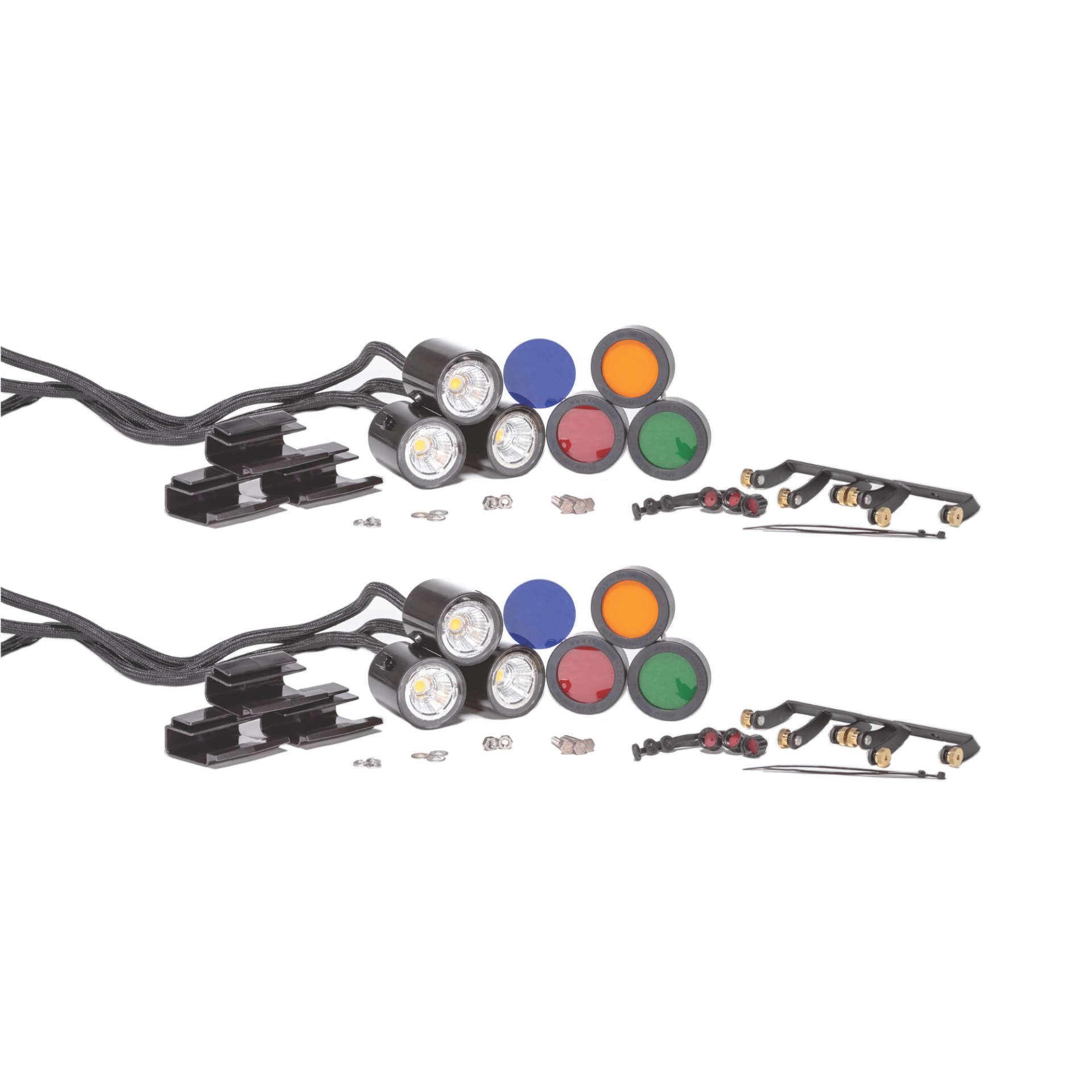 Kasco Composite LED Light Kit (6 Fixture)5HP Decorative Fountain Lighting