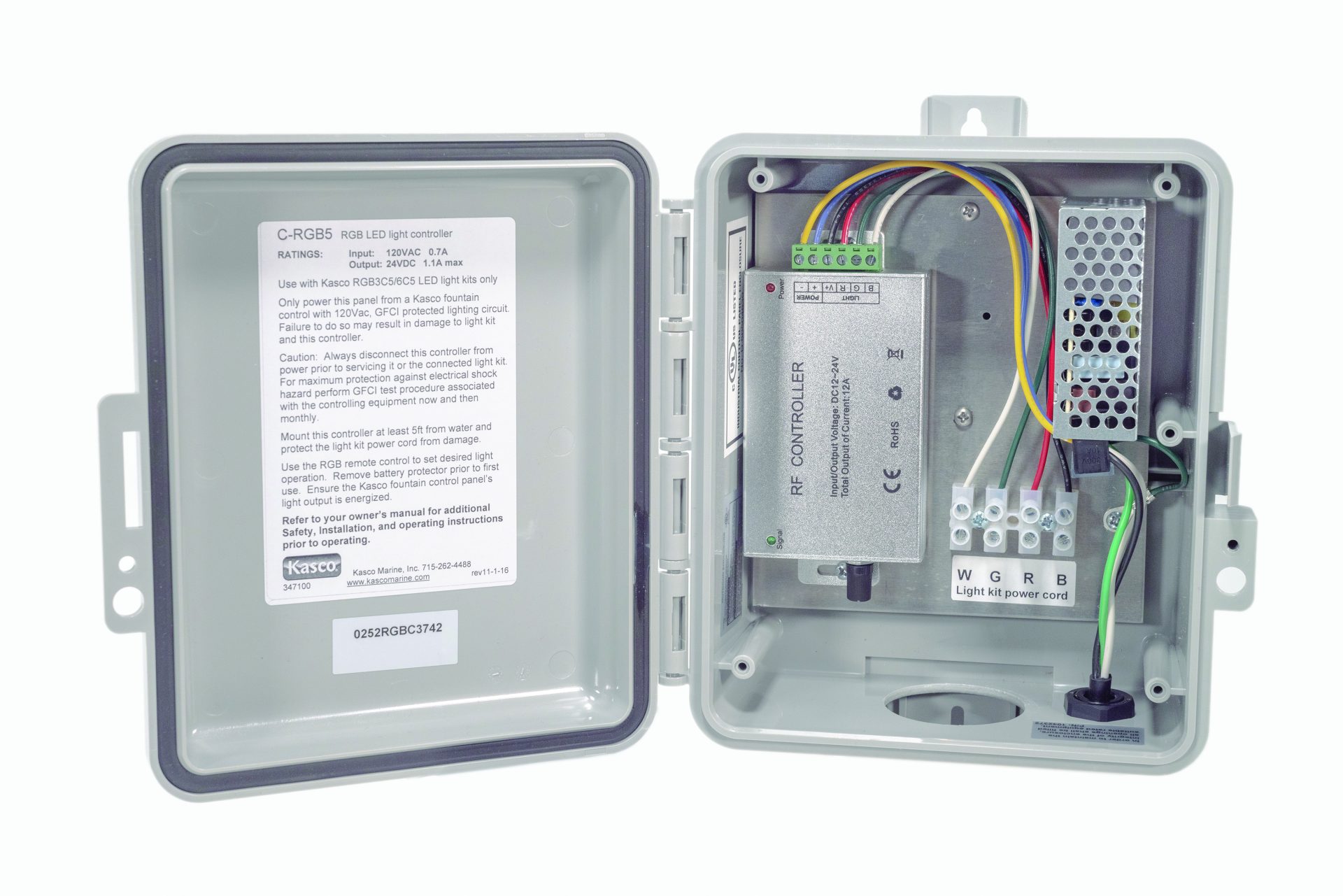 Kasco RGB3C5 RGB Color-Changing LED Light Set (3 Fixtures) - Image 2